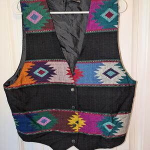 Moonlighting Aztec/Native Pattern Design Vest